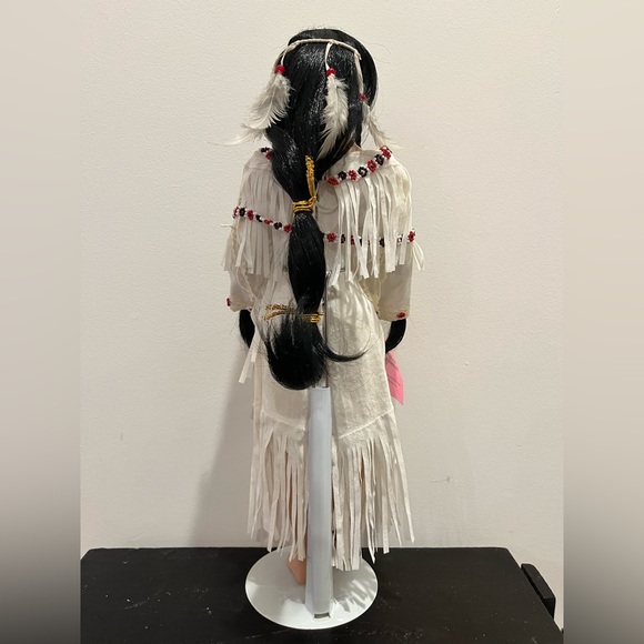 Paradise Galleries “Swirling Waters” Native American Porcelain Doll - Picture 5 of 14